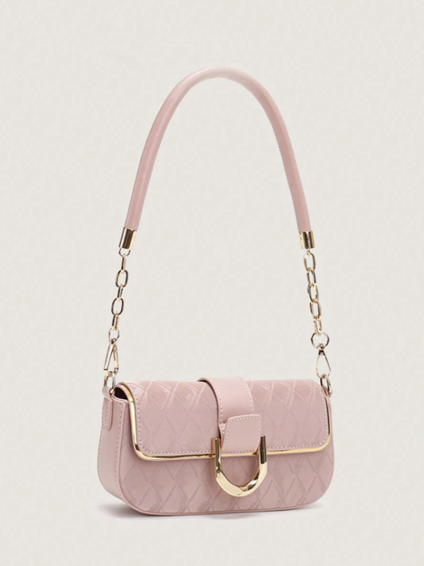 Diamond-Pattern Bag