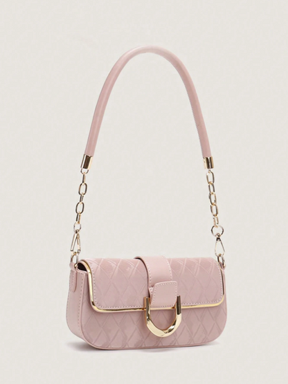 Diamond-Pattern Bag