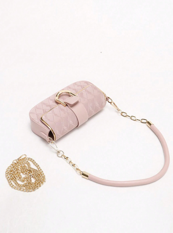 Diamond-Pattern Bag