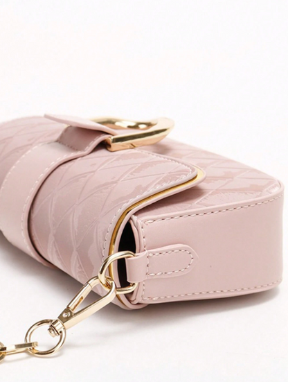 Diamond-Pattern Bag