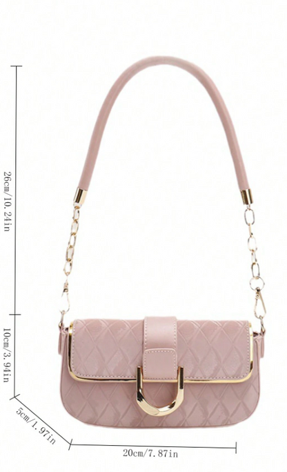 Diamond-Pattern Bag