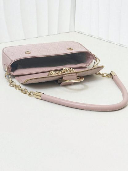 Diamond-Pattern Bag