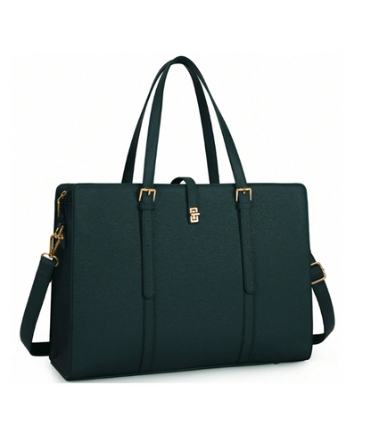 Ladies Laptop/Work Bag - Forest Green/Black