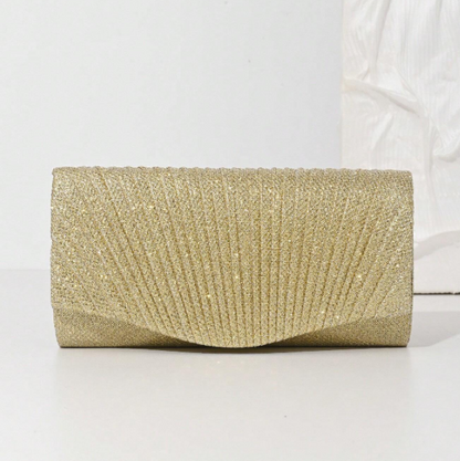 Clamshell Style Sparkling Clutch/Crossbody