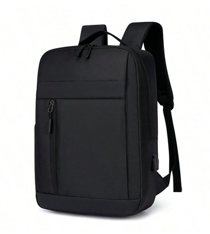 Minimal Laptop Backpack - Black