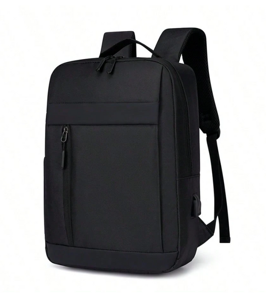 Minimal Laptop Backpack - Black
