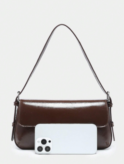 Glossy Minimal Underarm - Brown/Black