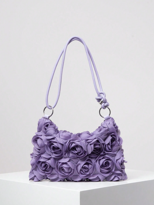 Floral Pattern Underarm - Purple