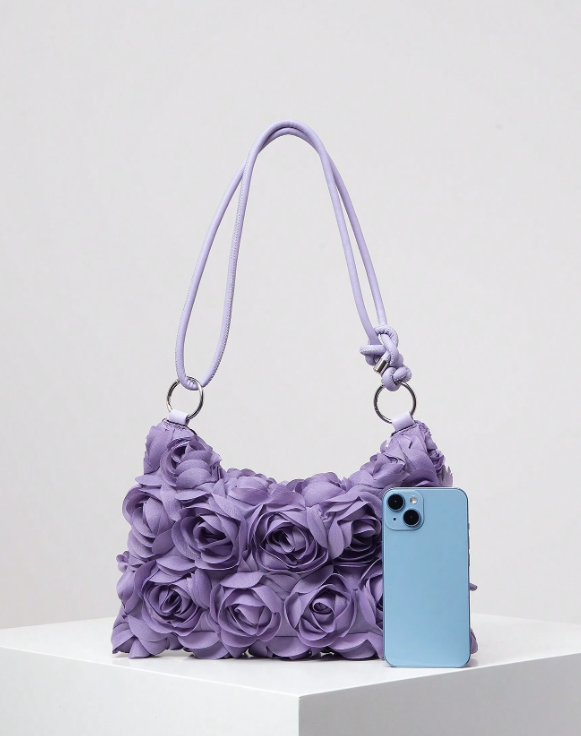 Floral Pattern Underarm - Purple