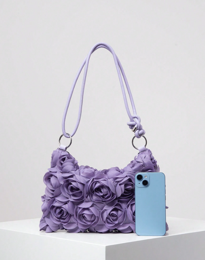 Floral Pattern Underarm - Purple