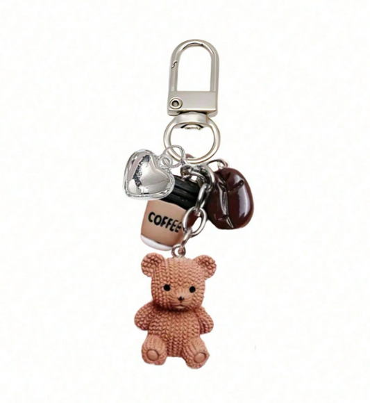 Teddy Bear Bag Charm