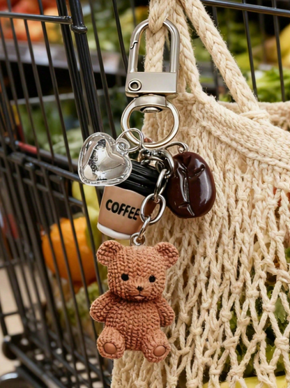 Teddy Bear Bag Charm