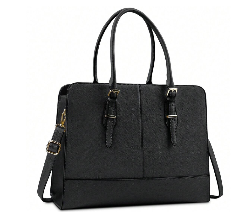 Elegant Shoulder/Workbag - Black