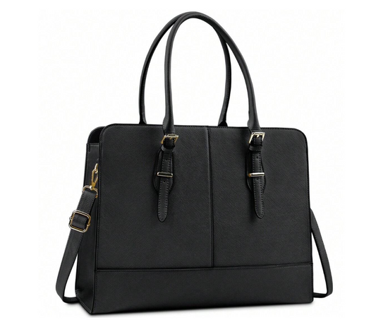 Elegant Shoulder/Workbag - Black