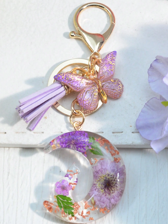 Lunar Butterfly Bag Charm