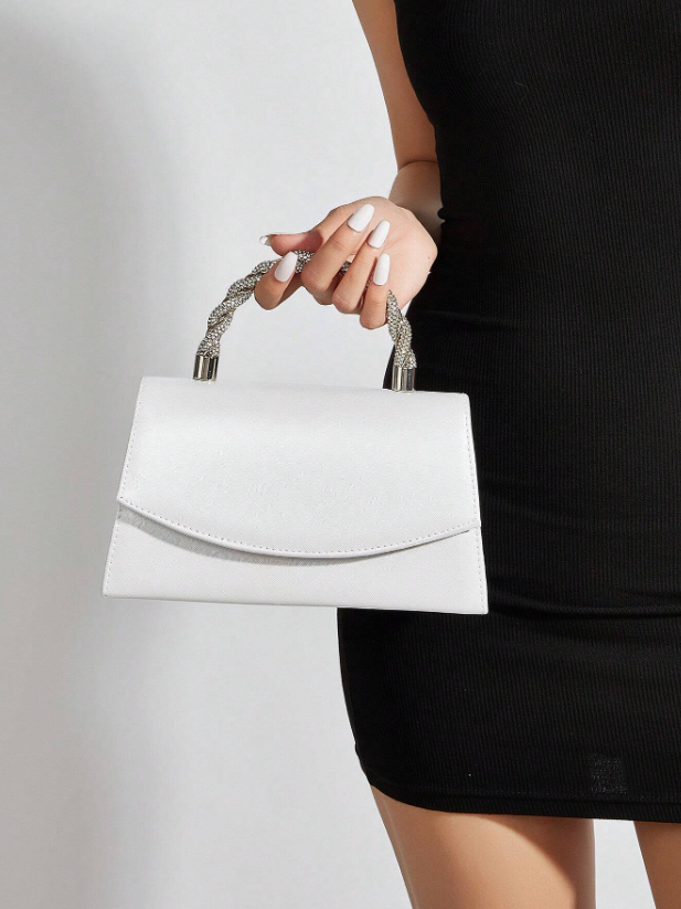 Refined Bag with Sparkling Handle/Strap