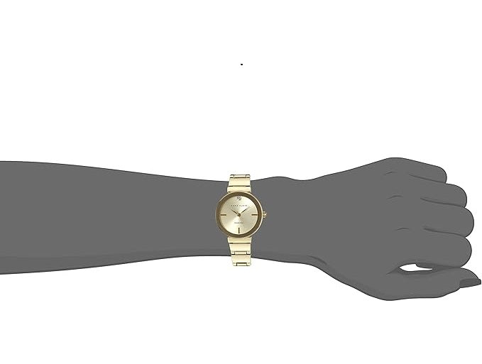 Anne Klein Women's Genuine Diamond Dial Watch Gold
