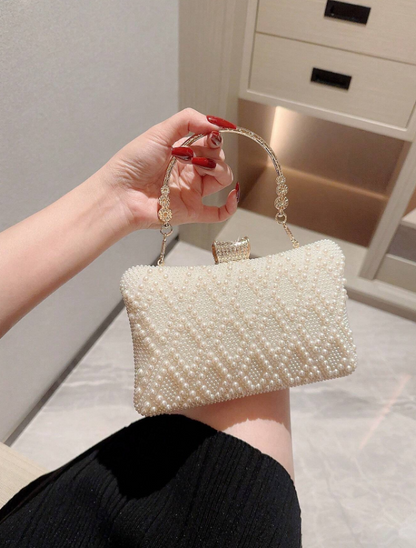 Romantic Pearl Handbag/Clutch