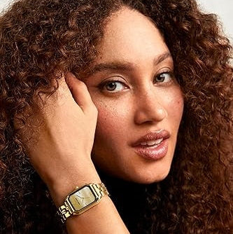 Anne Klein Women's Square Watch Gold