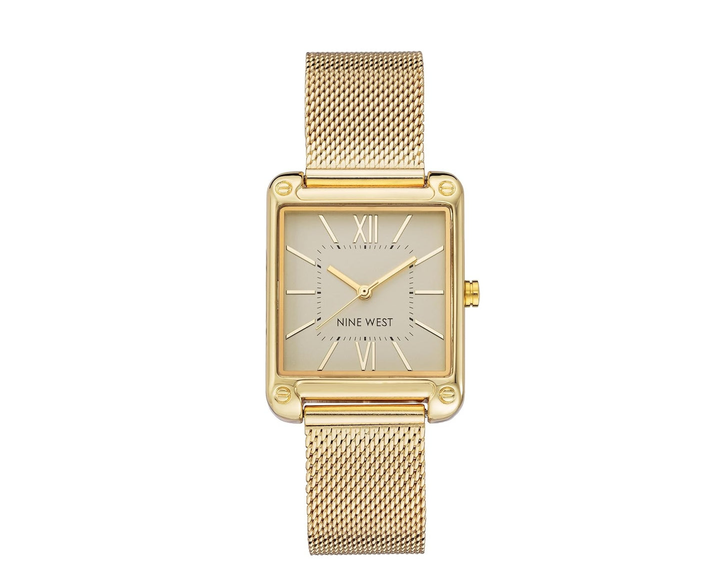 Nine West Women's Mesh Square Watch