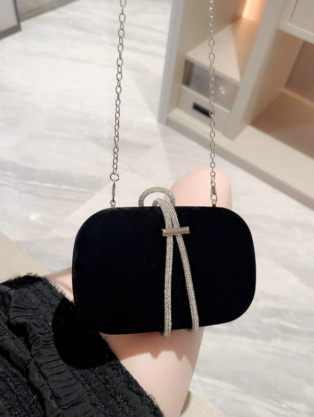 Rhinestone Minimal Clutch