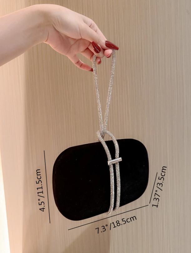 Rhinestone Minimal Clutch