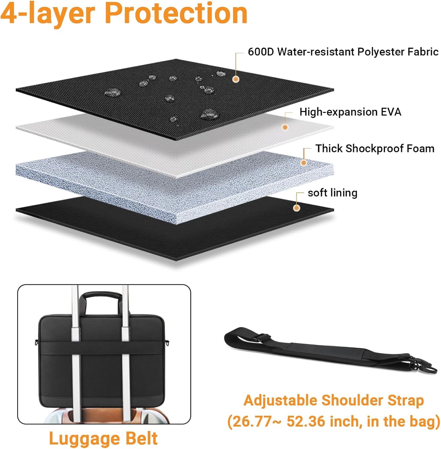 Large Laptop Shoulder Bag