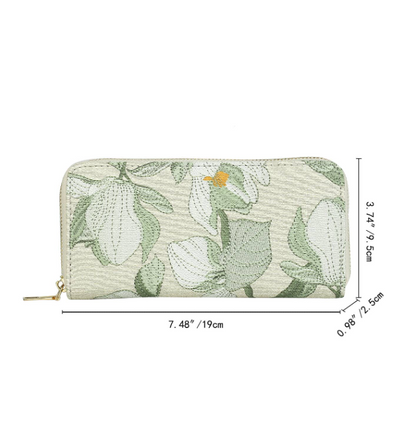 Floral Cover Pattern Clutch Purse