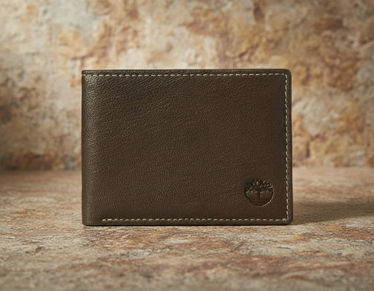 Timberland Men's Security Wallet - Black/Brown