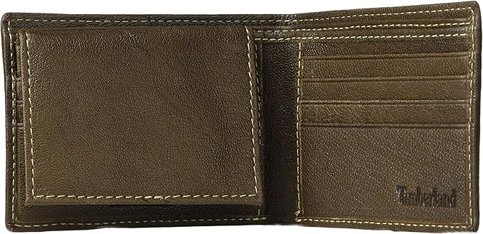 Timberland Men's Security Wallet - Black/Brown