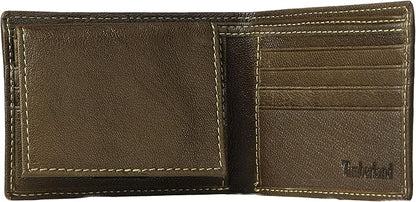 Timberland Men's Security Wallet - Black/Brown
