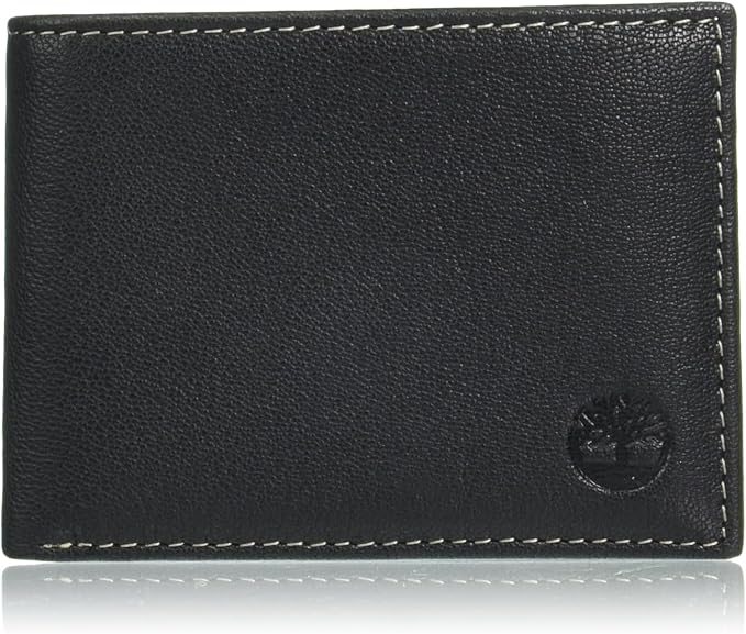 Timberland Men's Security Wallet - Black/Brown