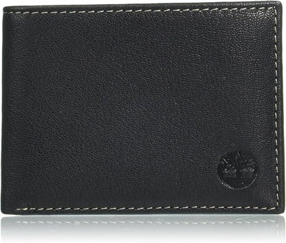 Timberland Men's Security Wallet - Black/Brown