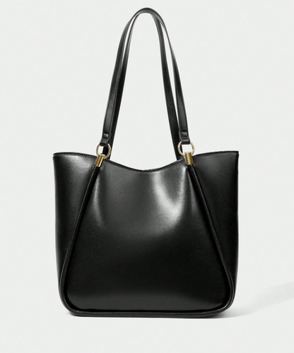 Classy Women Shoulderbag Tote - Brown/Black/Coffee