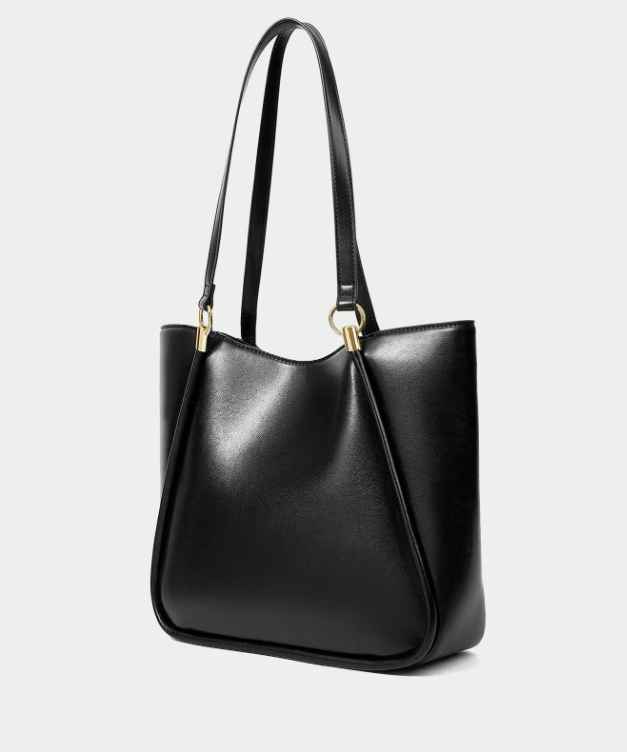 Classy Women Shoulderbag Tote - Brown/Black/Coffee