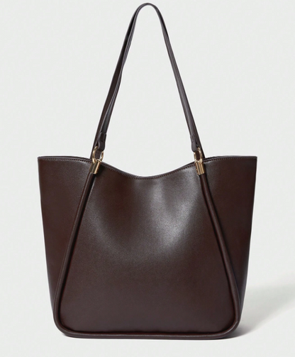 Classy Women Shoulderbag Tote - Brown/Black/Coffee
