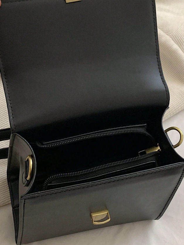 Mini Flap Backpack/Crossbody Solid Color