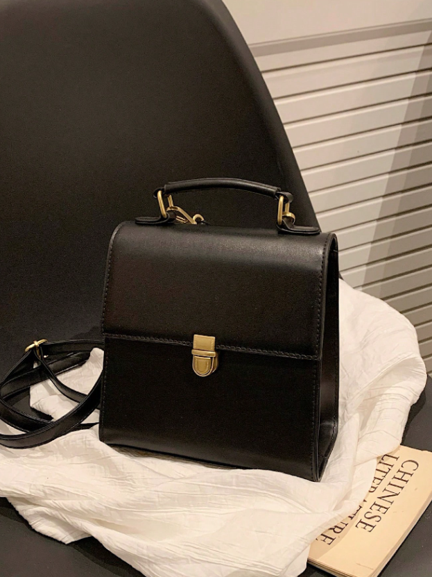 Mini Flap Backpack/Crossbody Solid Color