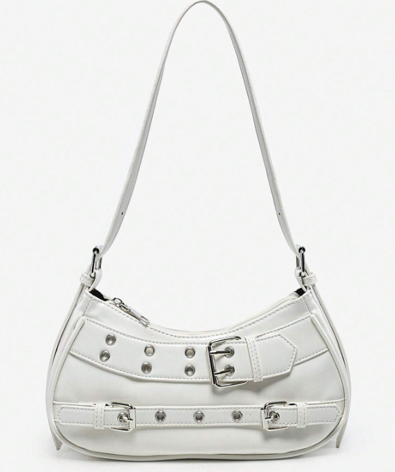 White Buckle Underarm