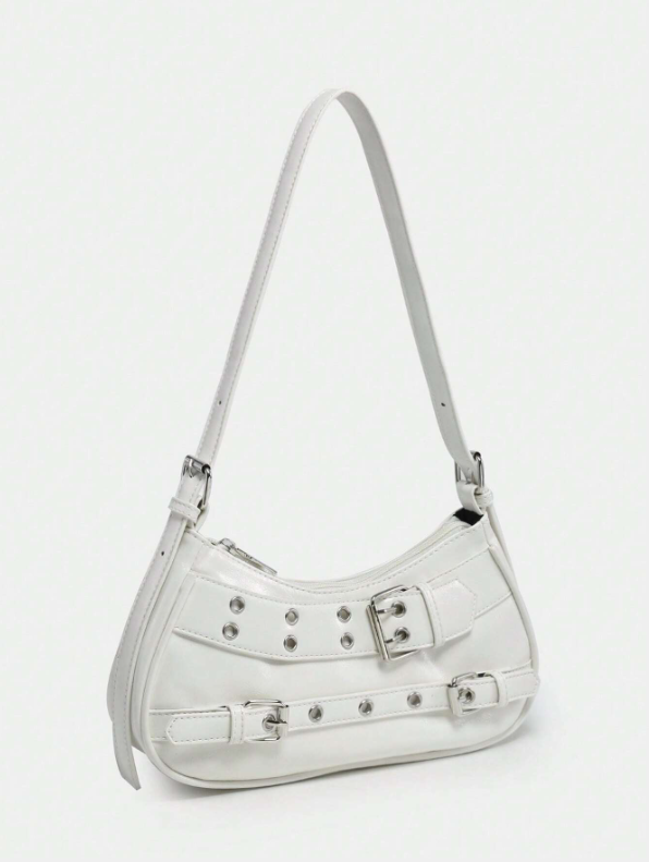 White Buckle Underarm