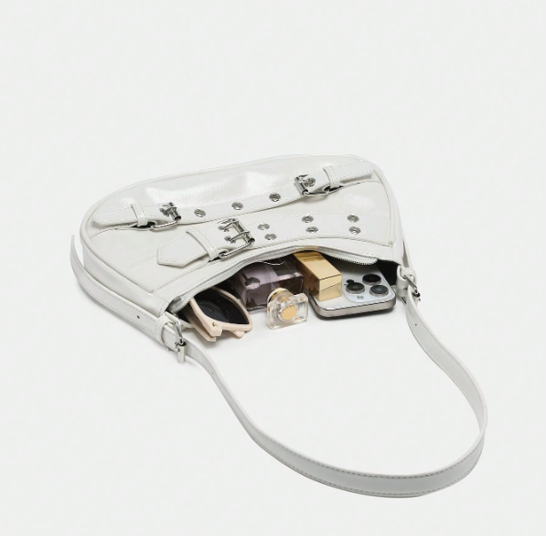White Buckle Underarm