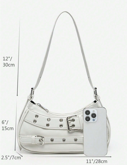 White Buckle Underarm