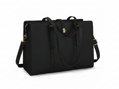 Ladies Laptop/Work Bag - Forest Green/Black