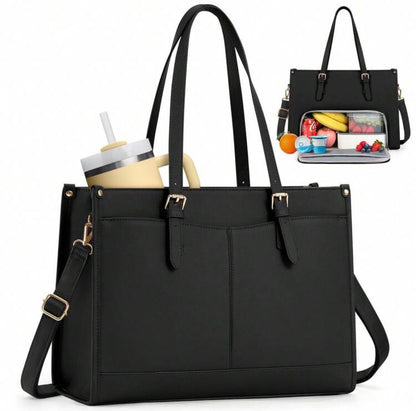 Large Shoulder Bag with Lunch Compartment