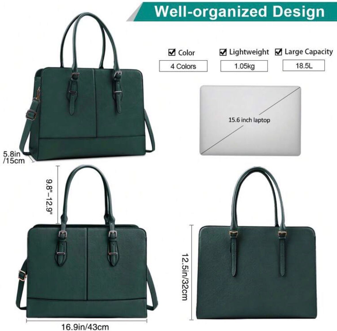 Elegant Rounded Shoulder/Workbag