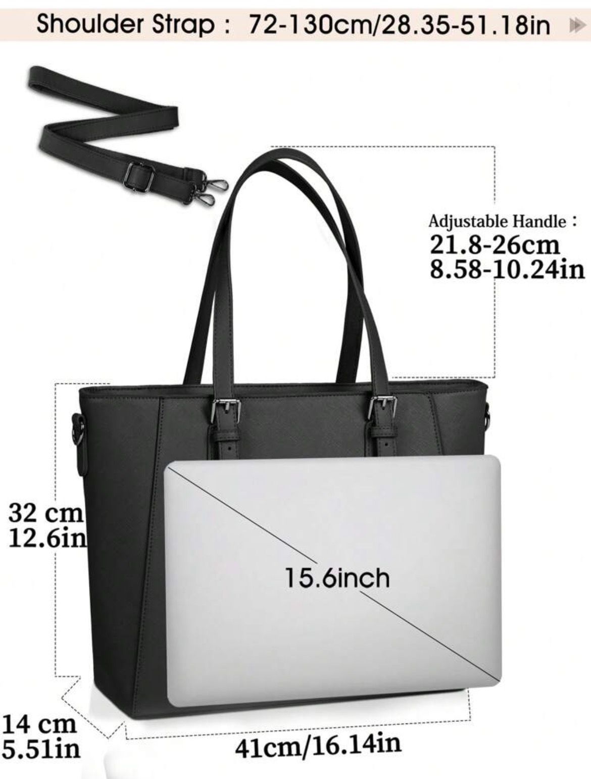 Classic Shape Laptop/Work Tote