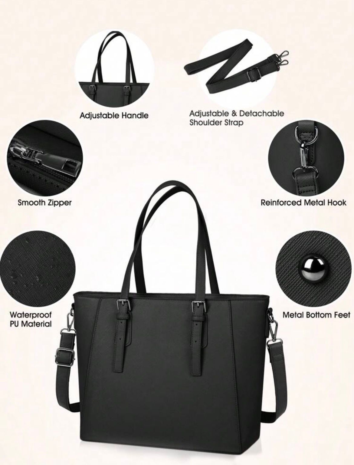 Classic Shape Laptop/Work Tote
