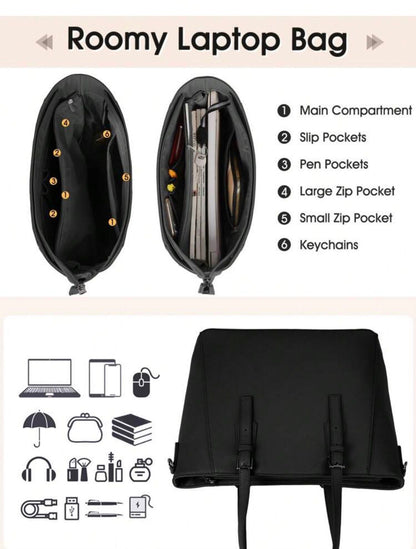 Classic Shape Laptop/Work Tote
