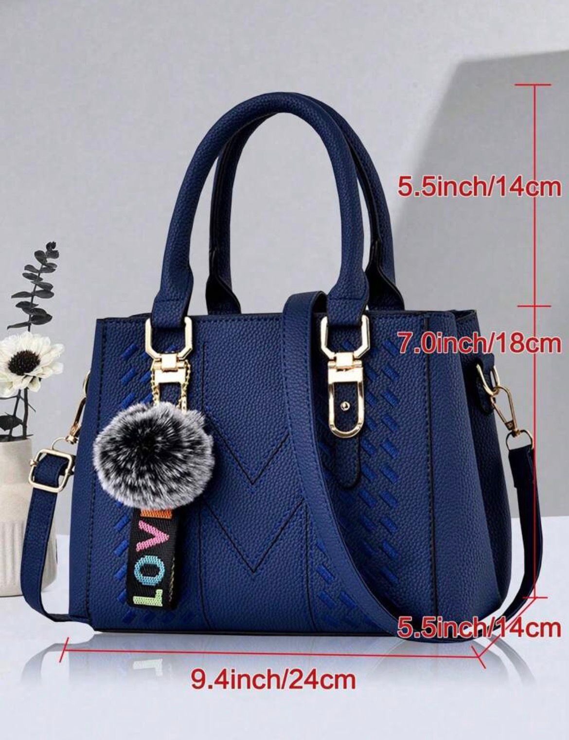 Casual/Business Underarm/Crossbody - Blue/Black