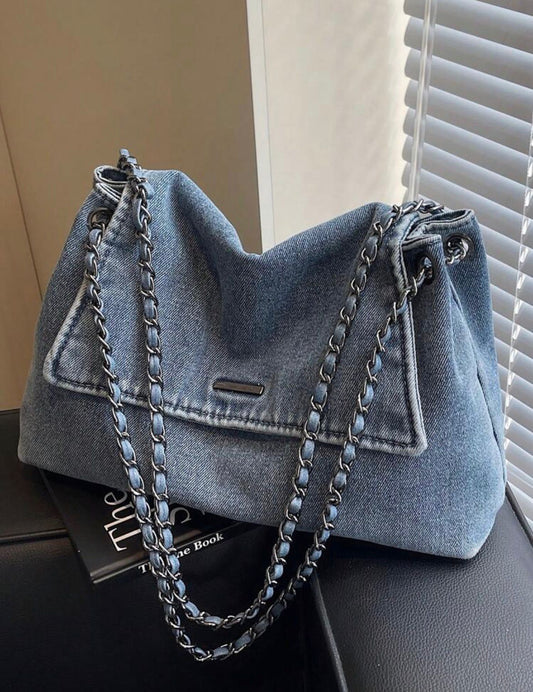 Denim Tote Bag